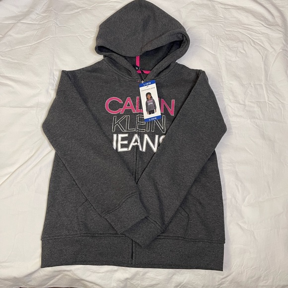 Calvin klein Girl's Full zip Hoodie - Picture 4 of 4